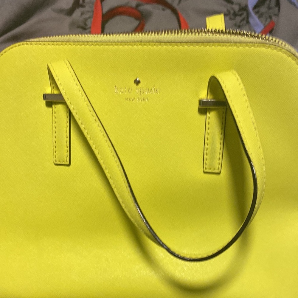 Kate spade bag like new bright yellow